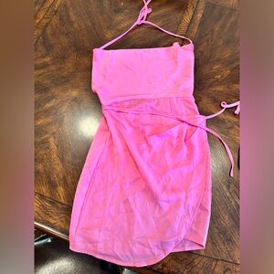 THIN short mini dress